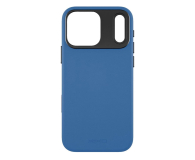 YAXO Leather Gear Slim Case MagSafe iPhone 17 Pro Max Blue - 1455885 - zdjęcie 1